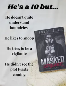 Masked Stalker - Paperback book by Angel Dee - Signed with Sprayed Edges