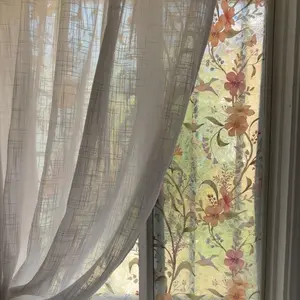 2026 Stained Glass Window Film Roll, Privacy Protection & Decorative Design, Easy-Apply Rainbow Color Glass Decal Sticker for Windows for  new year spring gift