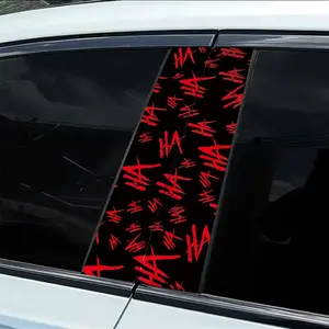 2 pieces of automotive B-pillar stickers Protector Sticker Scratch Smooth material protection film with anti-scratch properties Sticker For Cars