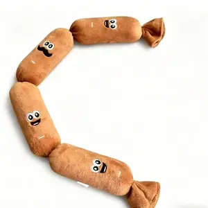 New Plush Dog Toy, Realistic Sausage Sound Toy, Fun Interactive Dog Toy, Self-Amusement Sausage Doll, Dog Entertainment