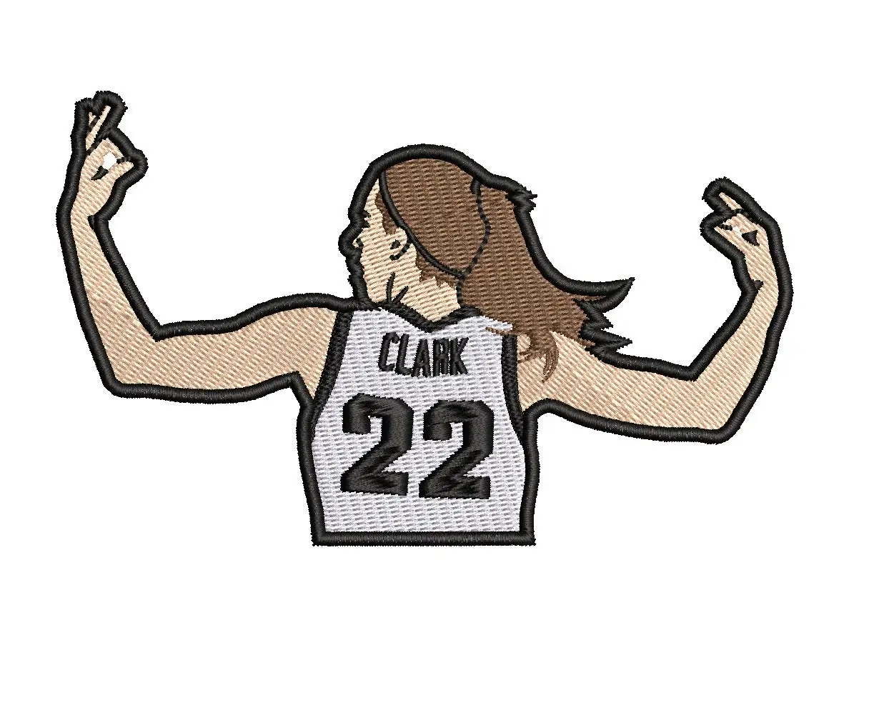 Basketball Embroidered Patch