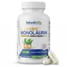 L-Lysine with Monolaurin 600mg – 1:1 Ratio, 100 Capsules – Immune & Digestive Support by NCL (Natural Cure Labs)