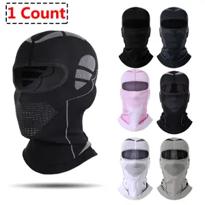 Autumn Winter Warm Outdoor Sports Full Face Mask, Breathable Balaclava Hat, Windproof Cold Protection for Skiing Cycling Motorcycle Helmet Liner, Hooded Cap