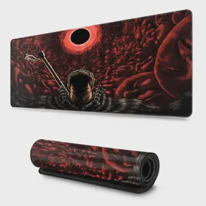 Guts sword in berserk Mouse Pad Design Large Gaming Mouse Pad - Extended Mousepad, Thick, Non-Slip Rubber Base Desk Mat with Precision Stitched Edges - Washable Large Desk Pad