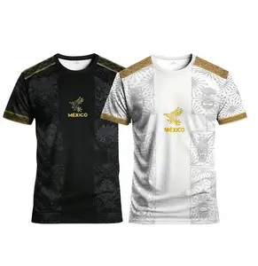 (2PC) 2026 Mexico  Soccer Shirt, Men & Youth Sports Tops, Outdoor Sportswear, Comfortable Round Neck T-Shirt, Casual Clothing Football Stylish
