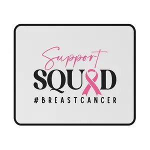Support Squad Non-Slip Gaming Mouse Pad | Breast Cancer Awareness Gift | Office Decor | Gaming Accessories | Desk Essentials