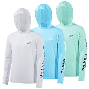 Bassdash 3 Packs UPF 50+ Men’s Athletic Hoodies UV Sun Protection Long Sleeve Fishing Shirts Breathable Soft Tops