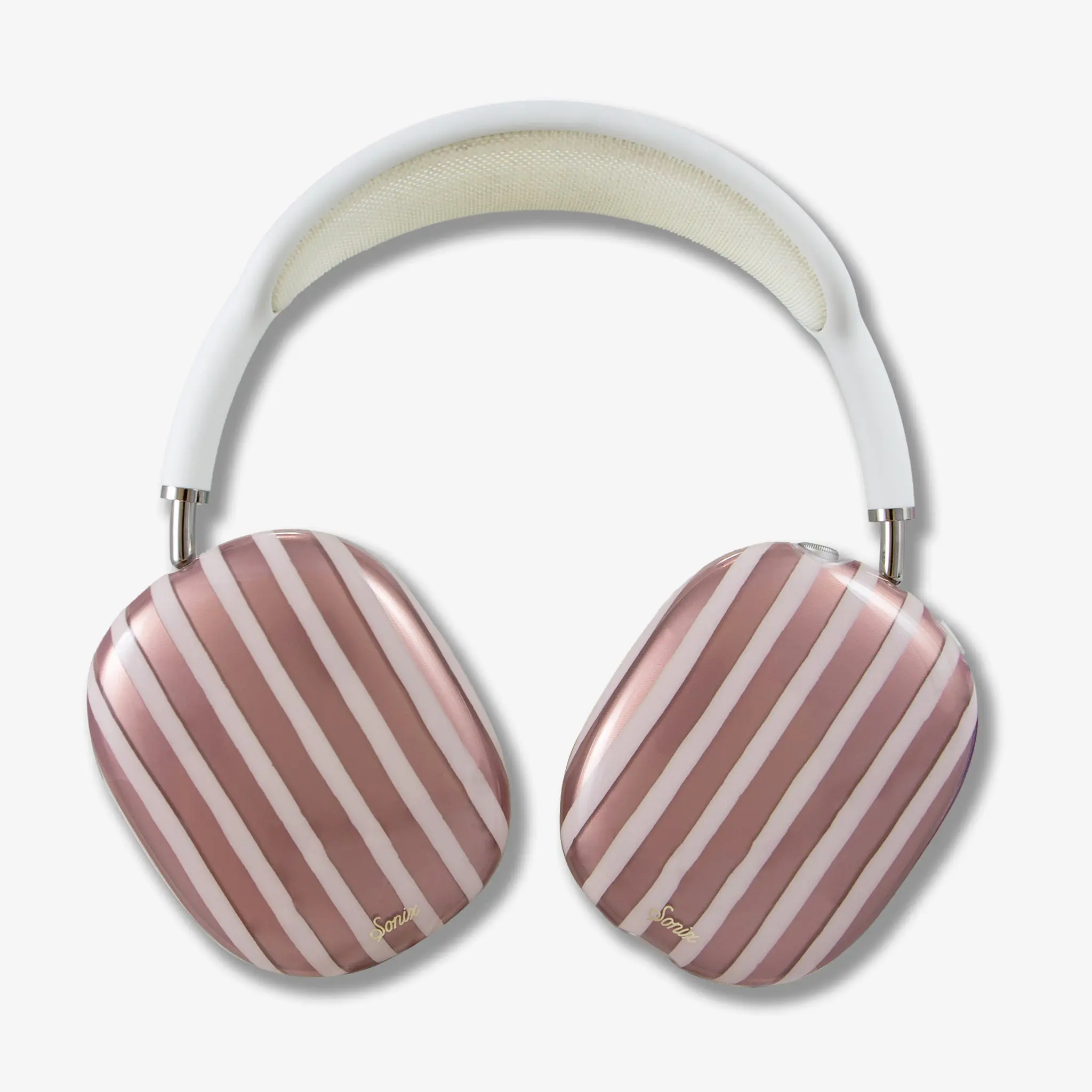 Abstract Stripe AirPods Max Cover - Nude