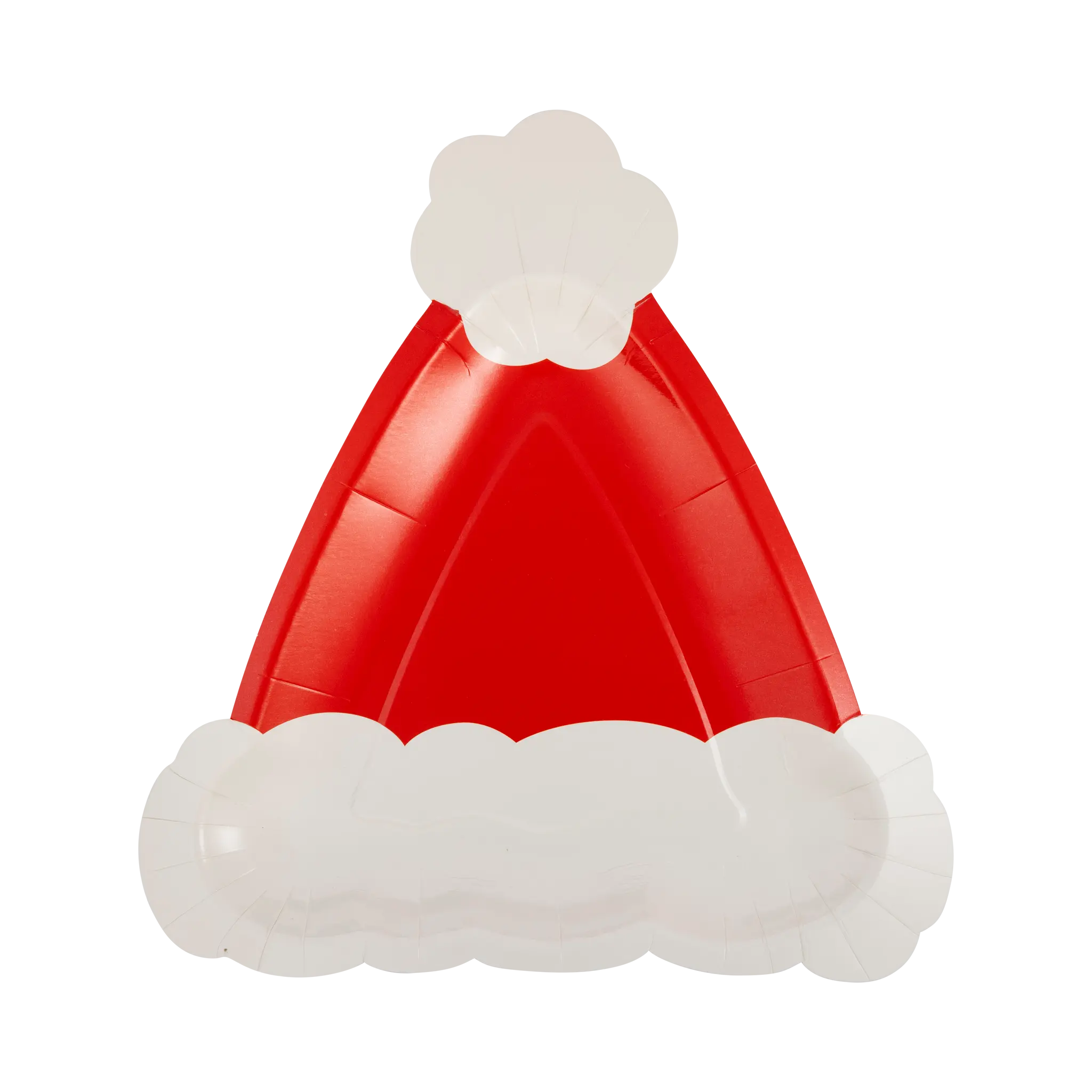 Santa Hat Shaped Plates