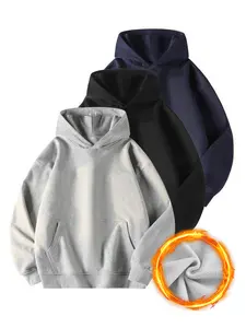 Men's Casual Versatile Hoodie Soft Comfortable RoundNeck Long Sleeve Pullover for Daily Wear & SummerOutings Classic Clothes Sweatshirts