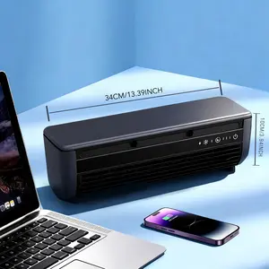 Portable Ice Mist Fan | Super Strong Wind with Humidifying Function, Comes with Remote Control, Suitable for Kitchen, Outdoors, RV | Can be Hung or Placed on a Table, High-End Design.