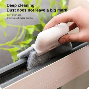 cleaning supply，Multi functional cleaning brush, window sill groove gap cleaning tool, window groove cleaning brush, cleaning supplies  Kitchen Household