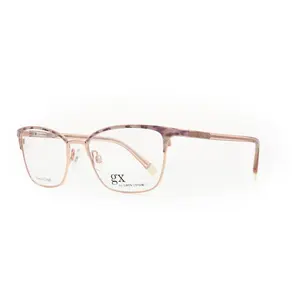GX093 by Gwen Stefani – Grey Transparent Glasses, Rose Gold Temples