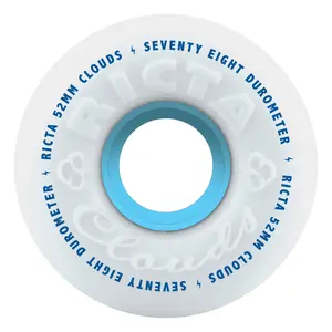 52mm Clouds 78a Ricta Skateboard Wheels