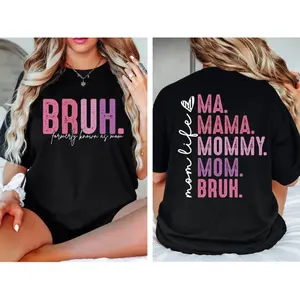 Bruh Formerly Known as Mom Sweatshirt, Mama Mommy Mom Bruh Sweatshirt, Funny Mom Hoodie, Mother's Day Shirt, Mom Era Tshirt, Gift for Mom