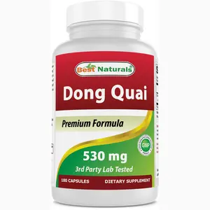 Best Naturals Dong Quai 530 mg 180 Capsules - Herbal Supplement for Women's Health & Hormone Balance - Made in USA - Dietary & Edible
