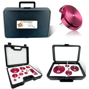 Save Time & Money – PVC Pipe Reamer Kit (4/9/10 Pcs) for SCH40 PVC, ABS, CPVC, Fits Any 3/8" Drill Inside Pipe Cutter Tool Kit