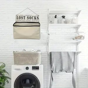 1pc Laundry Lost Socks Bag Wall-Mounted Lost Sock Organizer - Keep Your Laundry Room Clutter-Free And Easily Find Your Missing Socks, Laundry Bags