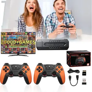 2026 Upgraded Retro Game Console, Super Host X2 Pro Nostalgic Gaming Stick, Compatible with 9 Classic Emulators, Plug-And-Play, Dual Wireless Controllers, Game Night Gadget