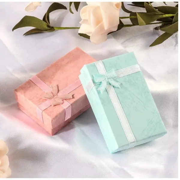 YOLAH Jewelry Gift Box  Compact Ring Earring & Necklace Presentation Case