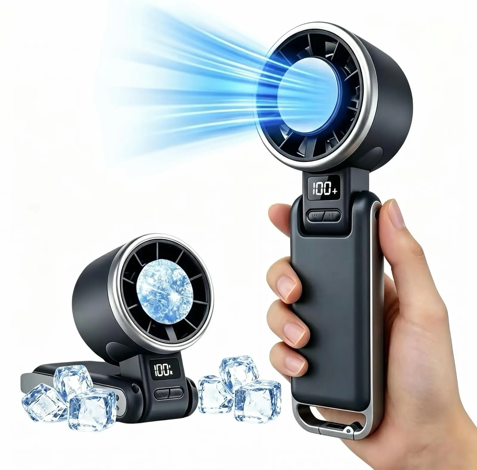 2026 Upgraded Portable Fan – Handheld High-Speed Fan, 100 Adjustable Levels, Foldable for Travel & Outdoor Use 2026 Upgraded Portable Fan – Handheld High-Speed Fan, 100 Adjustable Levels, Foldable for Travel & Outdoor Use