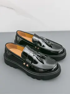 Men's British Style Loafers, Classic Slip On Dress Shoes, Casual Business Footwear for Office & Daily Wear