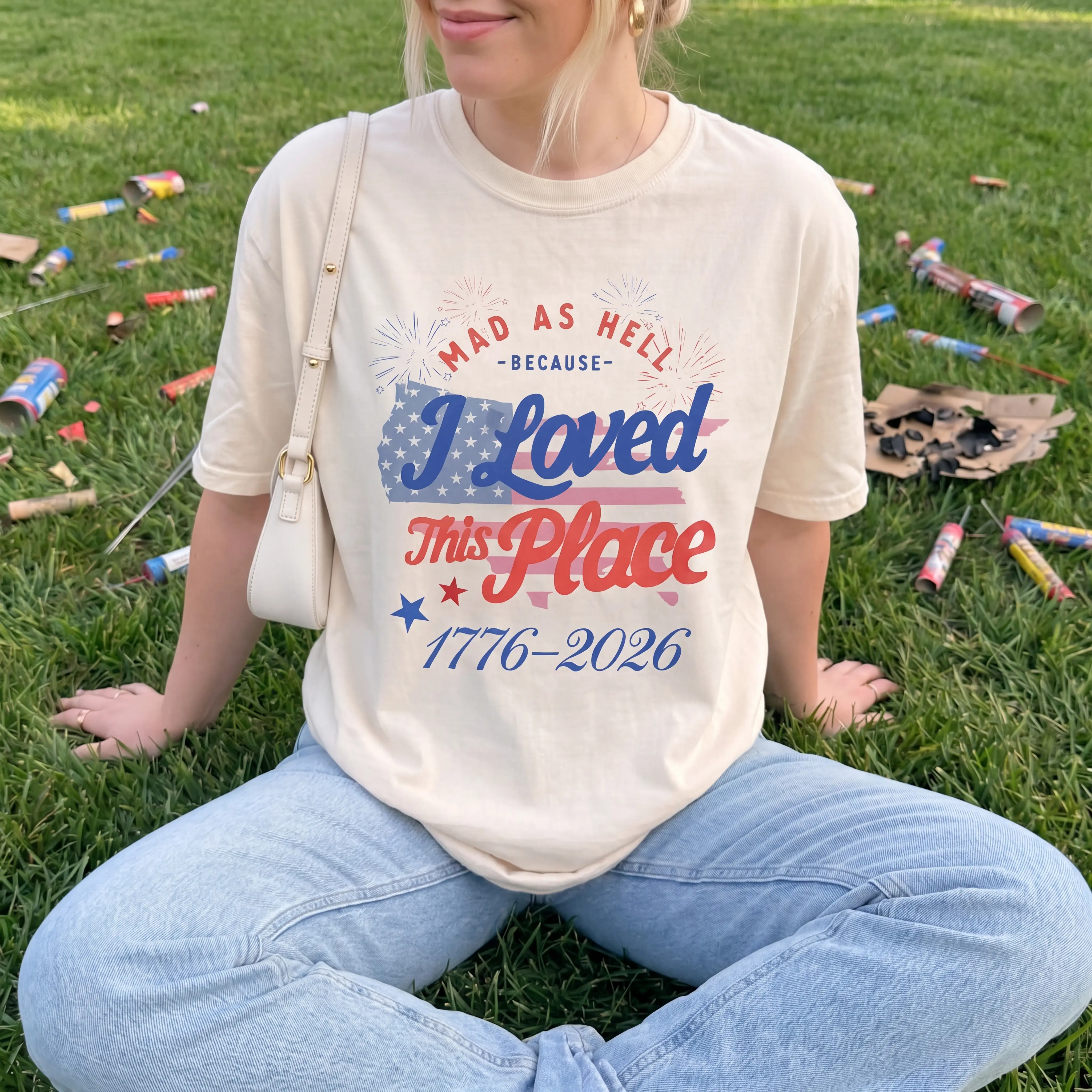 [Comfort Colors] Mad As Hell I Loved This Place 2026 Comfort Colors T-Shirt, Sweatshirt, Hoodie Cozy Cotton-Poly Blend All Seasons Classic Fit & Crew Neckline