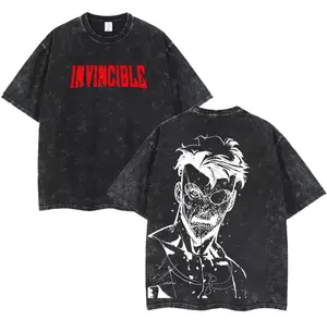 Invincible Printed Unisex Washed T-Shirt12