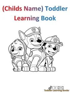 (Partially Complete) Personalized Reusable Toddler Smart Learning Book | +30 hands-on educational activities | Use Dry Erase Markers then Wipe and Reuse!