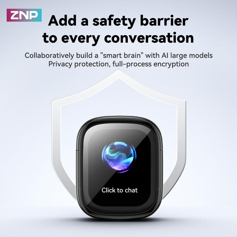 ZNP-N02 AI Intelligent Dialogue, AI Earphones: An AI robot designed for conversation, emotional companionship, and ease of use. Customizable character, suitable for both boys and girls. AI dialogue capabilities, suitable for games and learning.