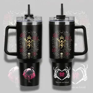 Vintage Sleep Token Music Tumbler 40oz 20oz Gifts, Sleep Token Band Tumbler, Gift For Fans