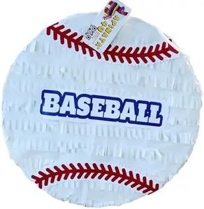 APINATA4U 16" Baseball Pinata - Hit a Home Run with Sports-themed Baseball Party Supplies for a Memorable Baseball Themed Birthday Bash!