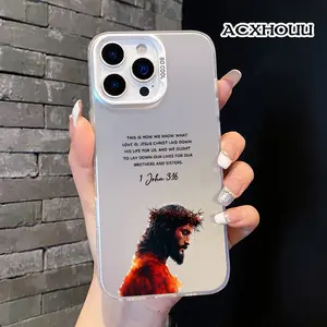 Trendy Original Design Lanyard Case for iPhone 17 16 E 15 14 16promax 16pro 15pro 13 12 11 1 John 316 Crown of Thorns Durable Cover Unique and Eye-Catching iphone 13 cases iphone 14 pro case