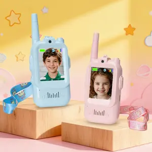 2026 New Walkie Talkies for Kids 2 Pack No WiFi Needed, Rechargeable Camera Intercom,Indoor Outdoor Toys for Family Games,Outside, Camping, Fast Charge,Suitable for boys and girls aged 3-12