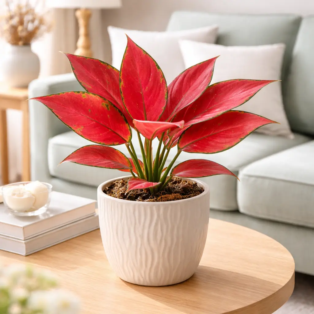 Chinese Evergreen 'Ruby Garuda' Chinese Evergreen 'Ruby Garuda'