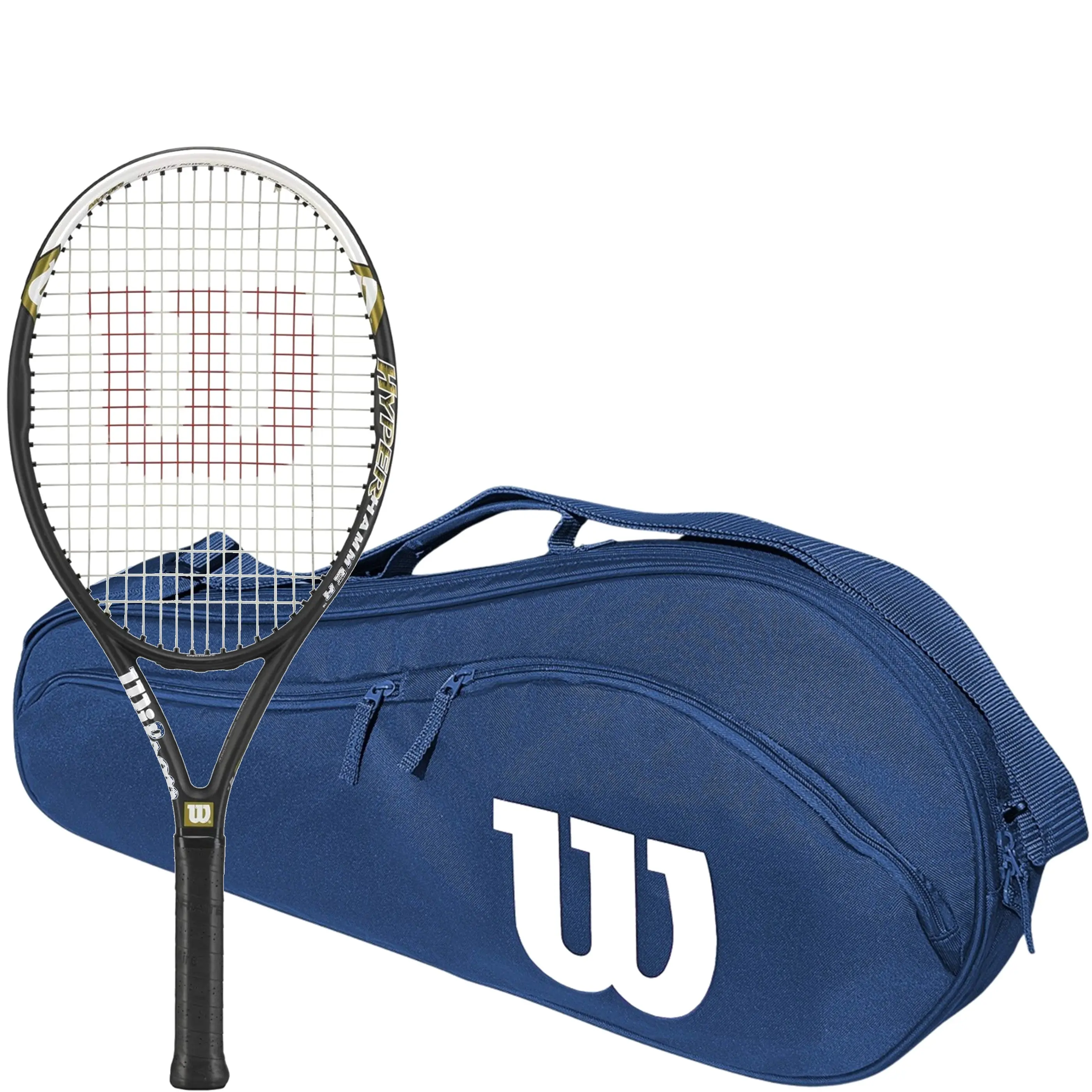 Wilson Hyper Hammer 5.3 Tennis Racquet Bundled w an Advantage 2.5 Tennis Bag