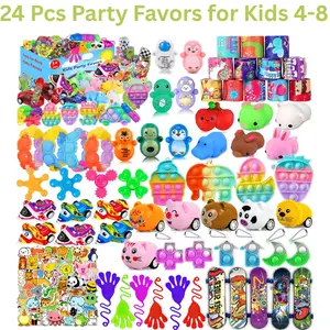 124 Pcs Party Favors for Kids 4-8, Birthday Gift Toys, Goodie Bag Stuffers, Pinata Fillers Boys Girls Mother Gift
