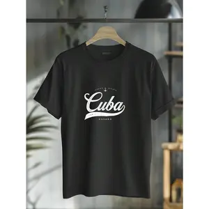 100% Cotton Cuban Distressed Apparel Cuban Vintage Retro T-Shirt