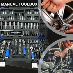 Professional 50/46PCS Mechanics Tool Set – All-in-One Repair Kit for Automotive, Marine & Household Repairs, Durable Portable Toolbox