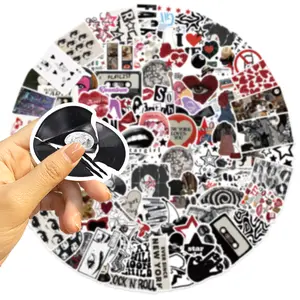 100pcs Retro Scheme Aesthetic Y2K Girl Design, Waterproof Vinyl Stickers for Water Bottles Laptops Phones Cars Bumper Sticker, Automobile Decals