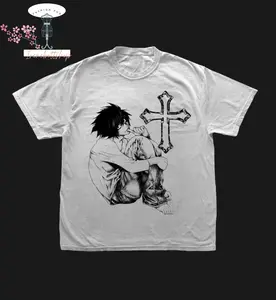 death note Graphic Tee Gift, Men's Novelty Streetwear Shirt Menswear Top