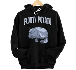 Funny Manatee Sea Animal Floaty Potato Aquarist Fishing Hoodie, Sweatshirt, T-Shirt