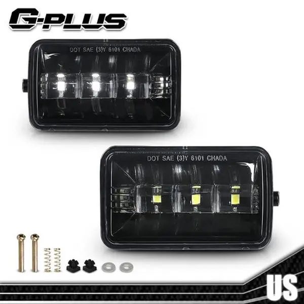 G-PLUS Fog Lights for 2015-2020 Ford F150 OE Style Clear Lens Halogen Fog Light Assembly