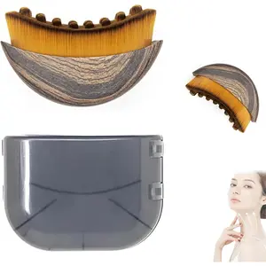 Lymphatic Contour Face Brush, Dry Brushing Face Brush, Lymphatic Drainage Massager for Face, Chin & Jawline Sculpting, Ergonomically Designed to Fit The Skin Precisely, Relieve Fatigue (1pc)