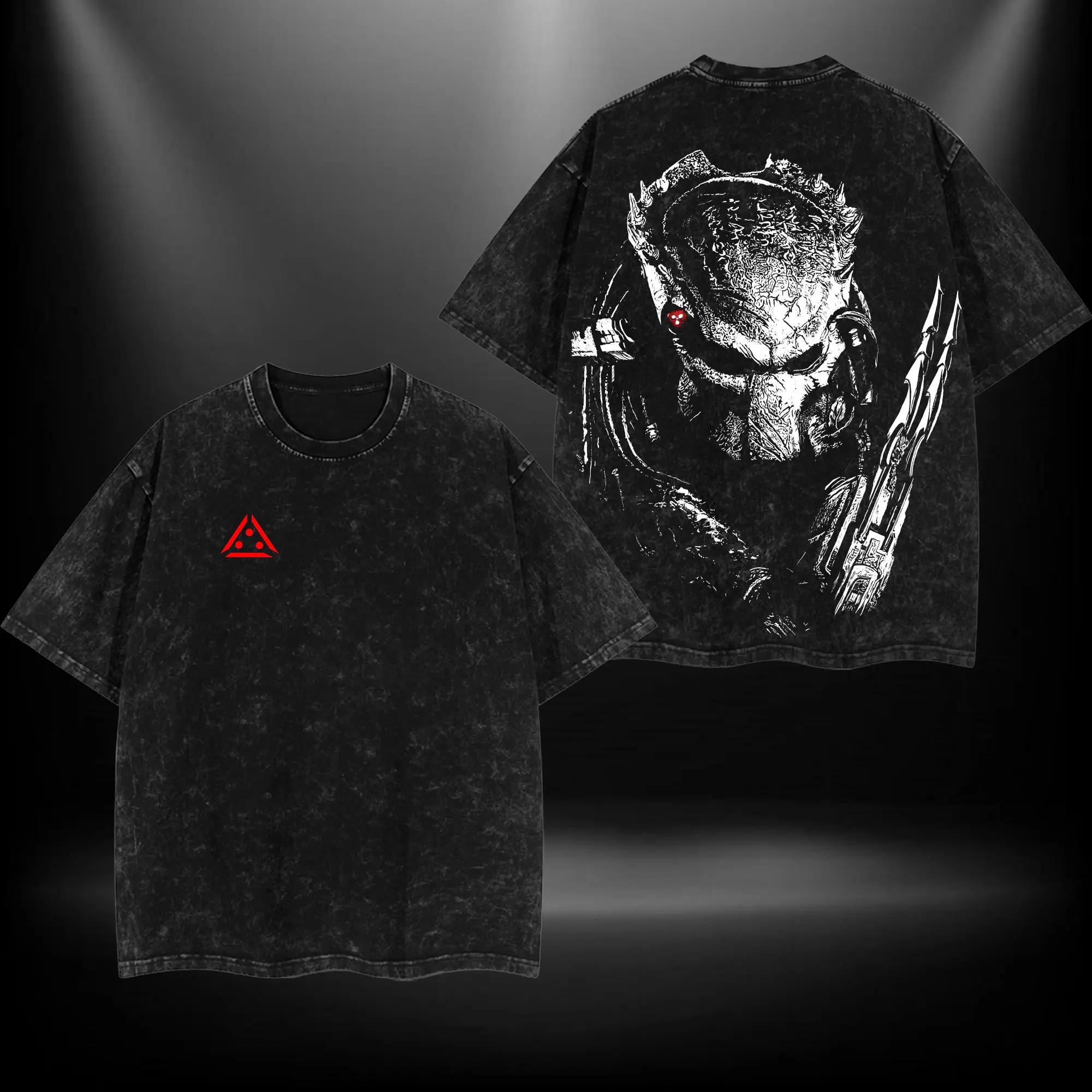 The Dark Style Predator v6 Menswear Gift for movie fans Top Apparel Classic Oversized Seamless Simple Straight Man Clothes Cotton designer shirts Oversized Heavyweight Cotton T-Shirts Streetwear Round Neck