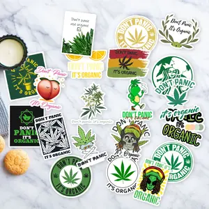 Stickers Pack 20 Pcs Dont Laptop Panic Guitar Its Colorful Car Organic Bottle Skateboard Aesthetic Bumper Vinyl Water Bike Waterproof Luggage