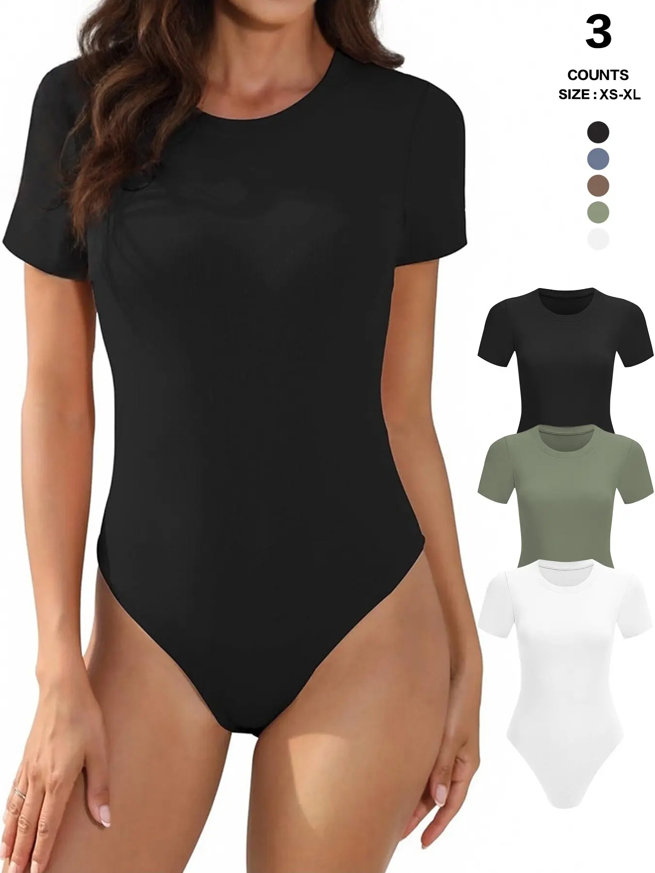 Black/Green/White