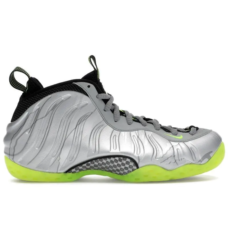 Nike Men's Air Foamposite One Silver Volt Camo Basketball Shoes, from StockX
