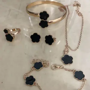 Flower Design Matching Jewelry Set, Fashionable Jewelry Set for Party, Daily Clothing Decor, Trendy All-match & Exquisite Jewelry for Birthday Gift, Elegant Jewelry Set