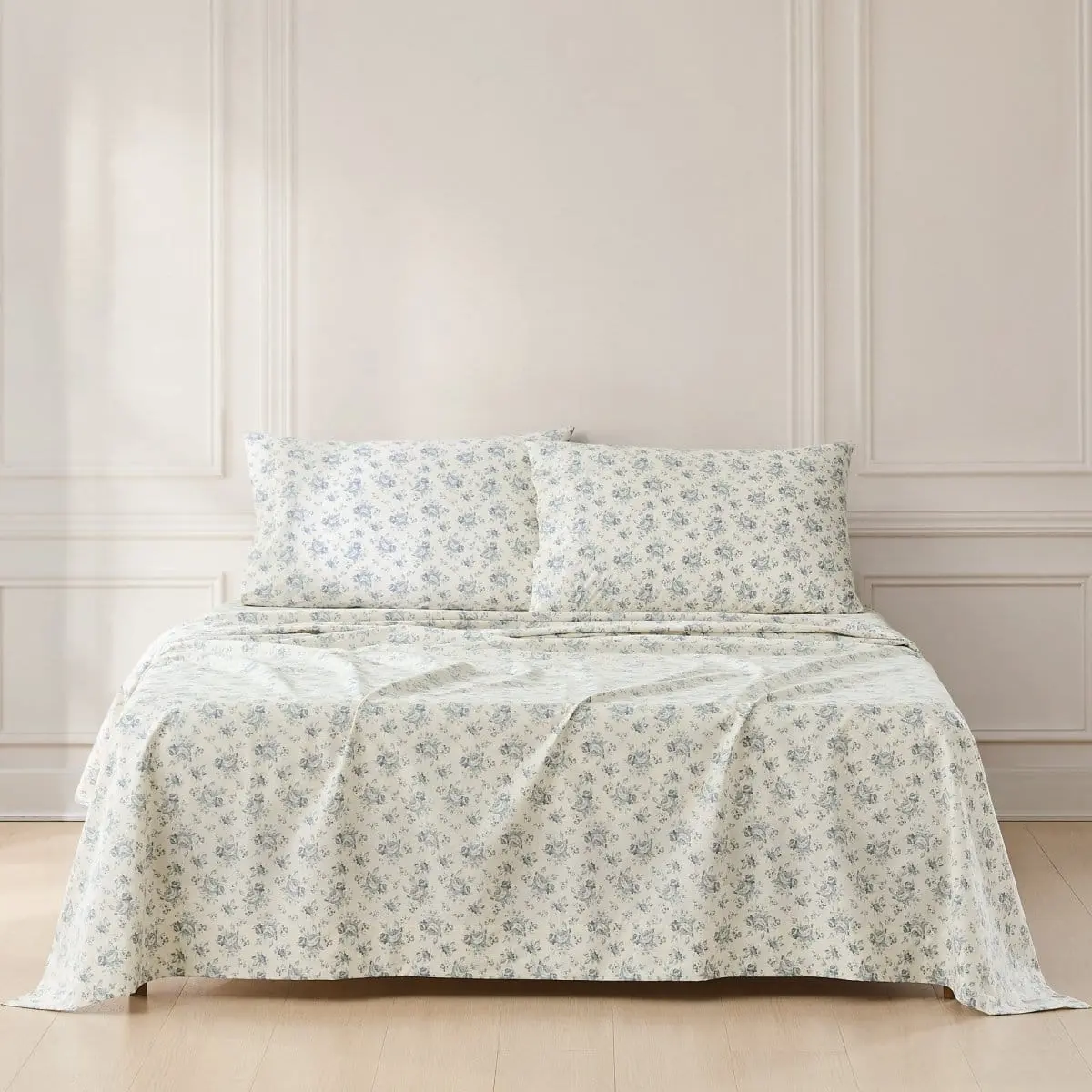 Lush Decor Rose Garden Cotton Sheet Set 3 or 4 Piece Twin/Full/Queen/King - Cotton Sheets - Floral Bed Sheets - Vintage Style - Coquette Decor
